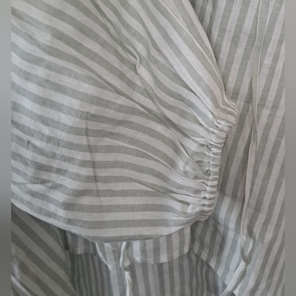NWT A New Day (Target) striped hi-lo boho top blouse 3/4 sleeves ladies XXL - Picture 3 of 7